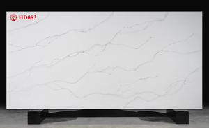 Calacatta Artificial Quartz Slab with Grey Lines
