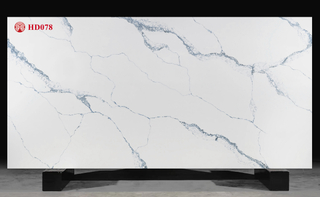 Calacatta White Quartz Stone Bathroom Top Engineered Stone Kitchen Countertop