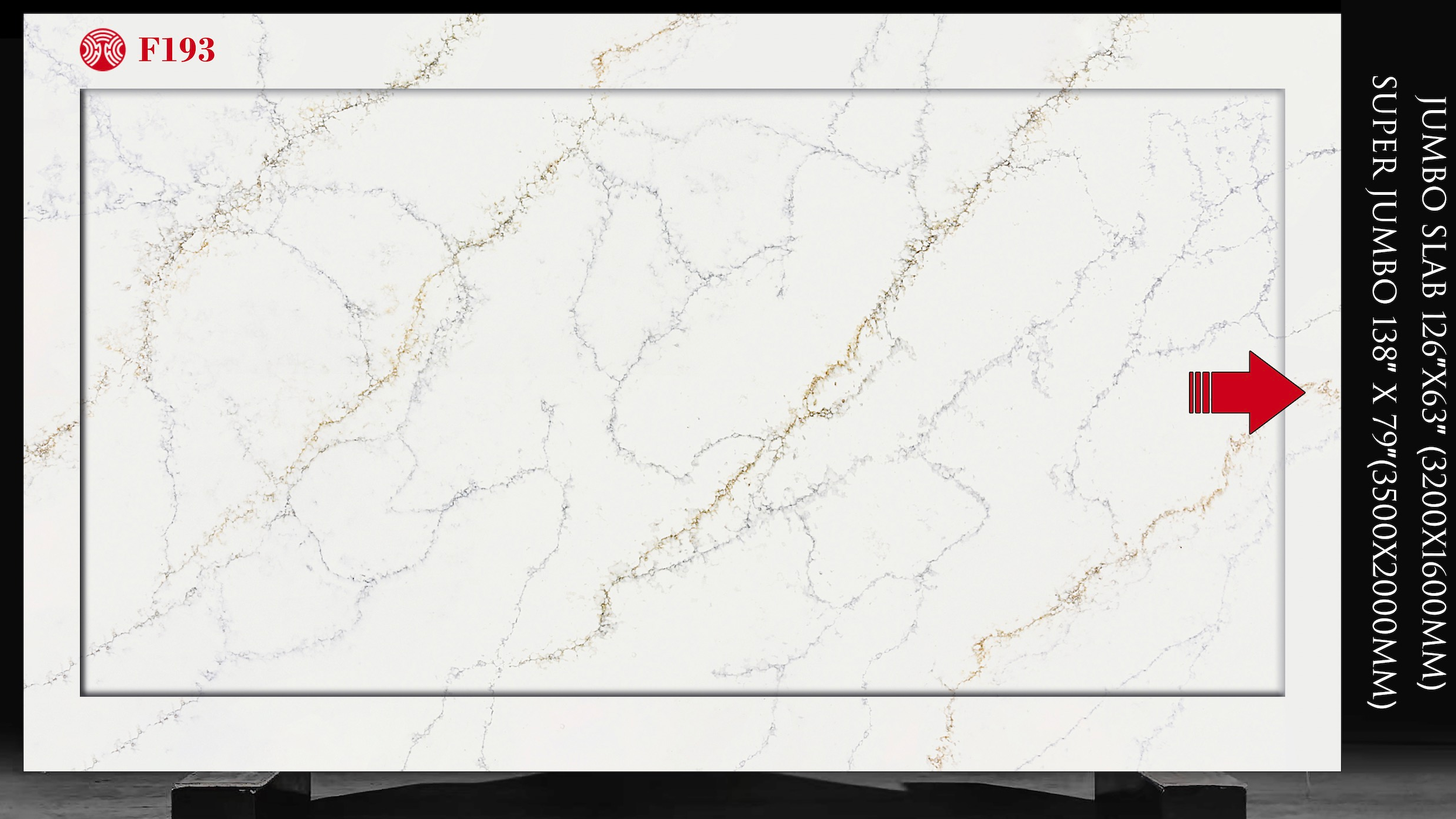 Gold Vein Engineering Slab