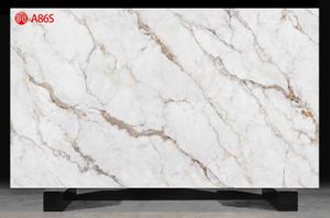 Gray Gold Branch Texture Printed Quartz