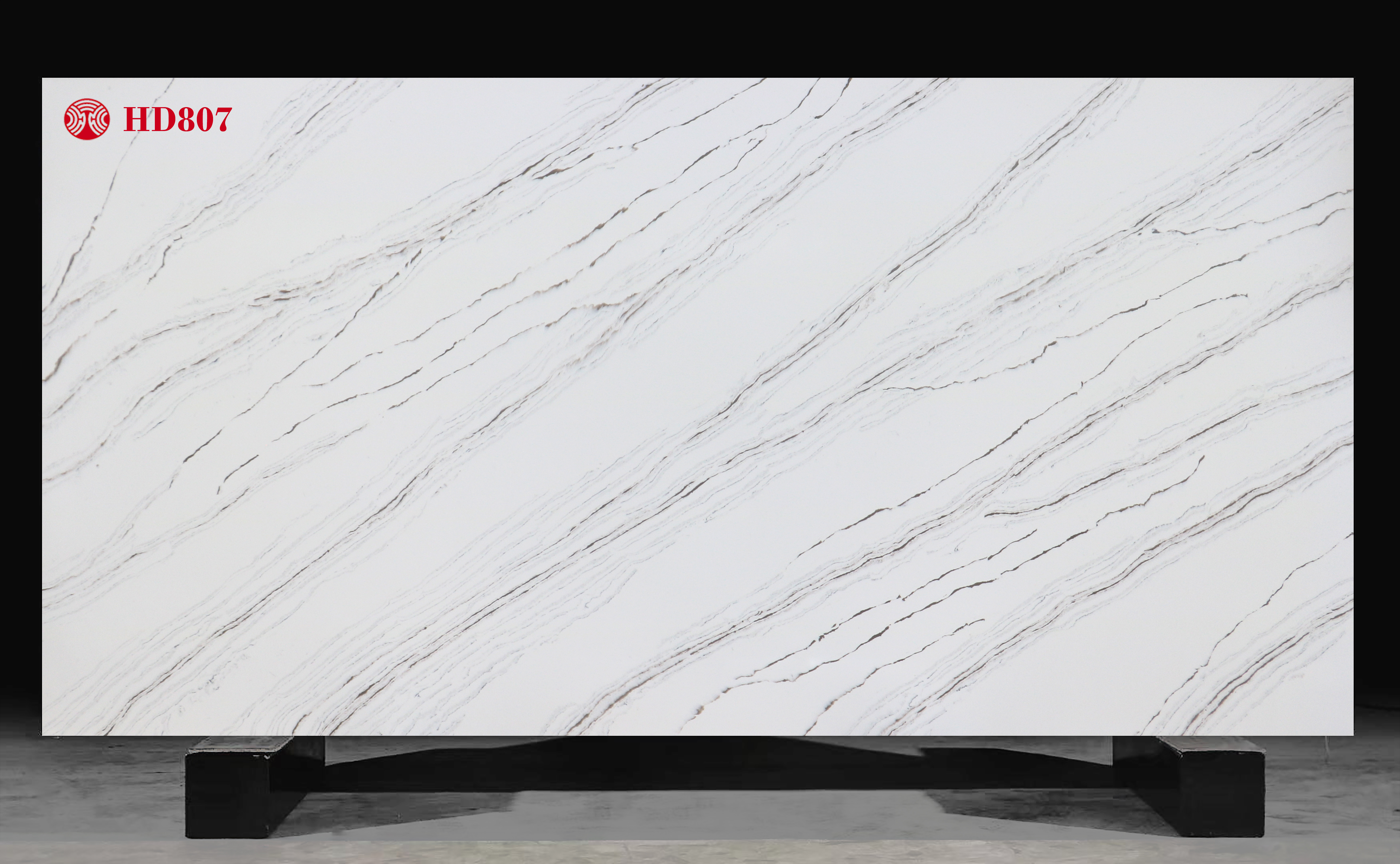 Calacatta line Artificial Quartz Stone Kitchen Countertops