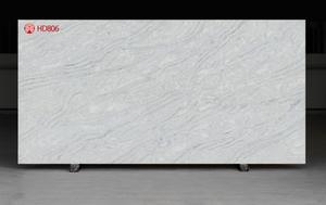 Calacatta Dark Grey Transition Artificial Quartz Stone 