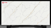 Bathroom Quartz Stone Calacatta White Vein Artificial Stone 