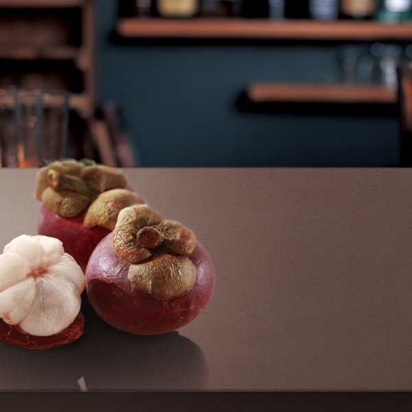 South Africa Dark Brown Quartz Engineered Stone Countertops