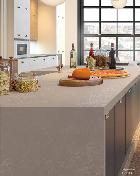  Ginger Navada Artificial Quartz Stone 