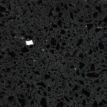 Crystal Black Quartz Stone Countertops