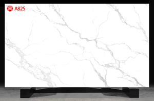 Gold Gray Thick Fine Lines Printed Quartz