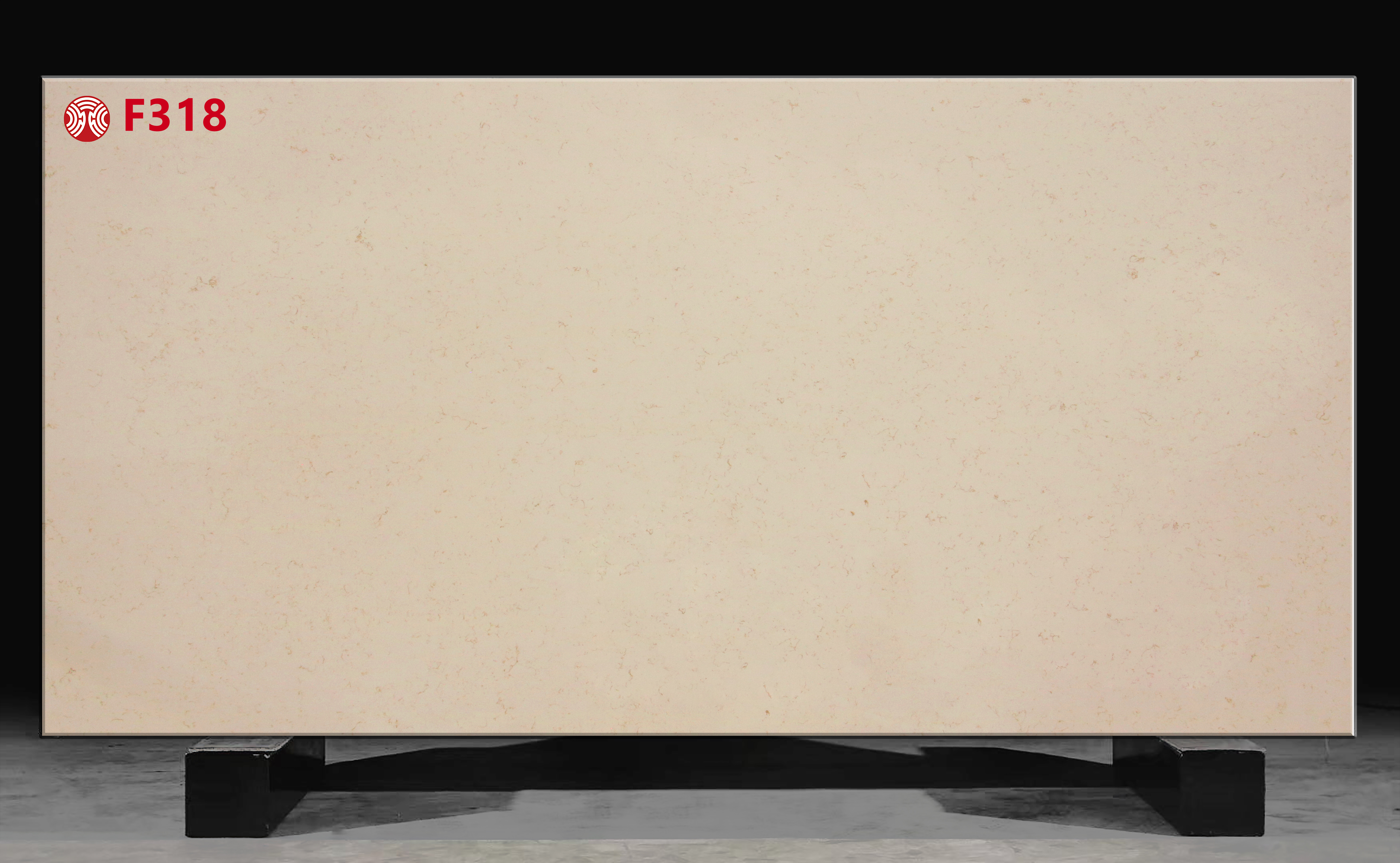  Light Beige Marble Style Artificial Quartz Stone