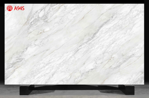 Grey And White Lines Natural Grain Printed Quartz