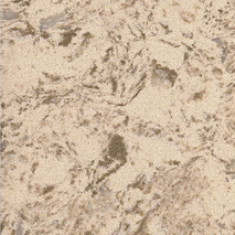 Artificial polished marble style beige quartz surfaces for projects