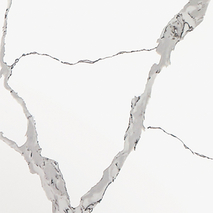 White Calacatta Quartz Kitchen Countertops 