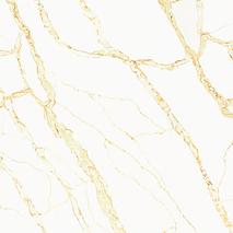 Calacatta Golden Manila Artificial Quartz Countertops For Kitchens